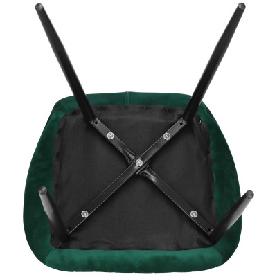 Čalúnená stolička ergonomická SPRINGOS HF0030 tmavo zelená