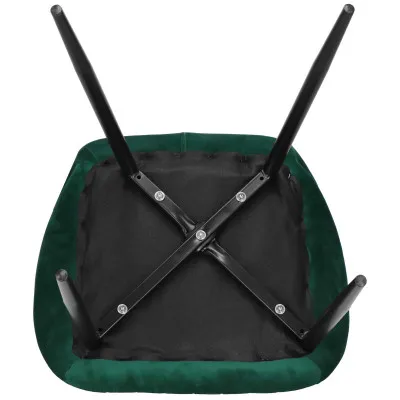 Čalúnená stolička ergonomická SPRINGOS HF0030 tmavo zelená