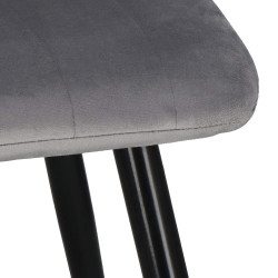 Čalúnená stolička ergonomická SPRINGOS AVALON tmavo šedá