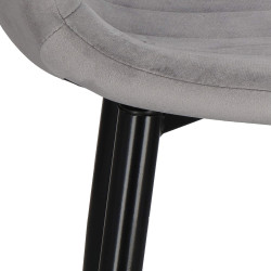 Čalúnená stolička ergonomická SPRINGOS AVALON tmavo šedá