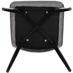 Čalúnená stolička ergonomická SPRINGOS AVALON tmavo šedá