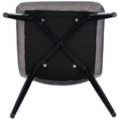 Čalúnená stolička ergonomická SPRINGOS AVALON tmavo šedá