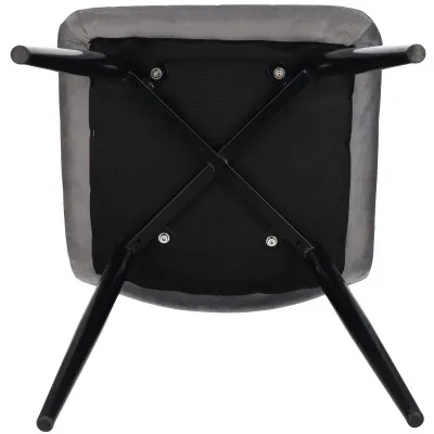 Čalúnená stolička ergonomická SPRINGOS AVALON tmavo šedá