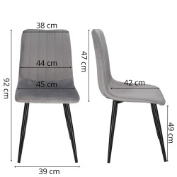 Čalúnená stolička ergonomická SPRINGOS AVALON tmavo šedá