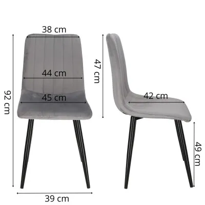 Čalúnená stolička ergonomická SPRINGOS AVALON tmavo šedá