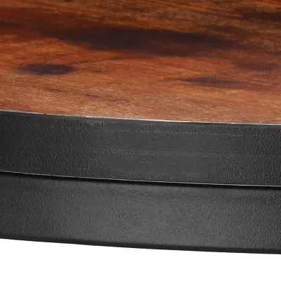 Súprava konferenčných zásuvných stolíkov SPRINGOS HF0034 hnedo-čierna