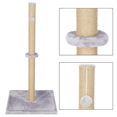 Škrabadlo pre mačky - Veža s loptičkou 103 cm SPRINGOS PA1031