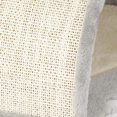 Škrabadlo pre mačky - Veža s tunelom 2 poschodia 47 cm SPRINGOS PA1034