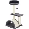 Škrabadlo pre mačky - Veža s tunelom 3 poschodia 67 cm SPRINGOS PA1035