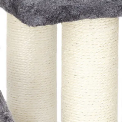 Škrabadlo pre mačky - Veža s tunelom 3 poschodia 67 cm SPRINGOS PA1035