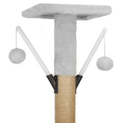 Škrabadlo pre mačky - Domček so schodmi 6 poschodí 136 cm SPRINGOS PA1042