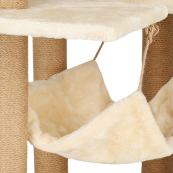 Škrabadlo pre mačky - Domček Lux 7 poschodí 154 cm SPRINGOS PA1044