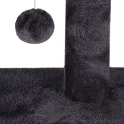 Škrabadlo pre mačky - Domček s loptičkou 5 poschodí 87 cm SPRINGOS PA1036