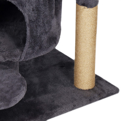 Škrabadlo pre mačky - Domček s loptičkou 5 poschodí 87 cm SPRINGOS PA1036