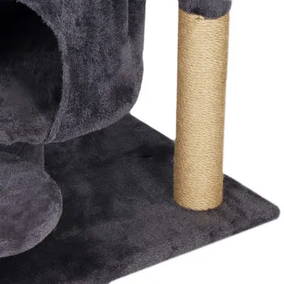 Škrabadlo pre mačky - Domček s loptičkou 5 poschodí 87 cm SPRINGOS PA1036