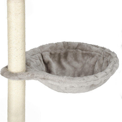 Škrabadlo pre mačky - Domček s posteľou 4 poschodia 108 cm SPRINGOS PA1037