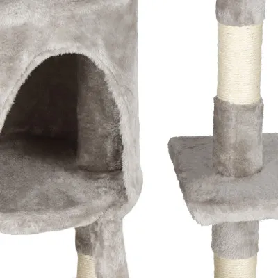 Škrabadlo pre mačky - Domček so schodmi 5 poschodí 96 cm SPRINGOS PA1039