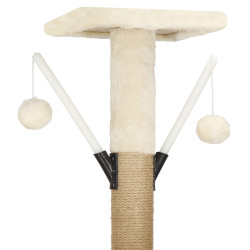 Škrabadlo pre mačky - Domček so schodmi 6 poschodí 136 cm SPRINGOS PA1041