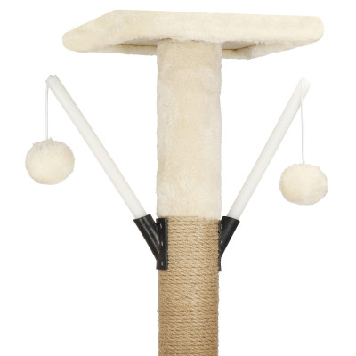 Škrabadlo pre mačky - Domček so schodmi 6 poschodí 136 cm SPRINGOS PA1041