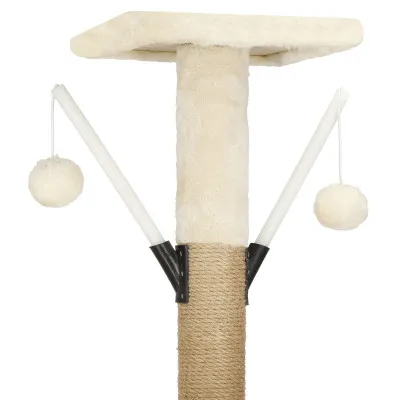 Škrabadlo pre mačky - Domček so schodmi 6 poschodí 136 cm SPRINGOS PA1041