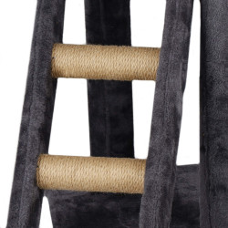 Škrabadlo pre mačky - Domček so schodmi 6 poschodí 145 cm SPRINGOS PA1046