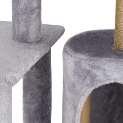 Škrabadlo pre mačky - Domček s odpočívadlami 5 poschodí 127 cm SPRINGOS PA1048