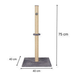 Škrabadlo pre mačky - Veža s loptičkou 75 cm SPRINGOS PA1030