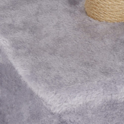 Škrabadlo pre mačky - Domček s loptičkou 2 poschodia 75 cm SPRINGOS PA1032