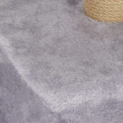 Škrabadlo pre mačky - Domček s loptičkou 2 poschodia 75 cm SPRINGOS PA1032