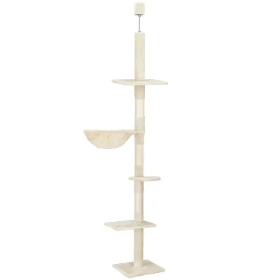 Škrabadlo pre mačky - Veža s odpočívadlami 4 patta 240-265 cm SPRINGOS PA1052