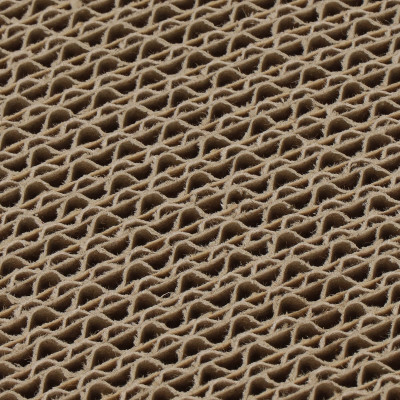 Kartónové škrabadlo pre mačky - Zvlnená doska so šantou SPRINGOS PA1077