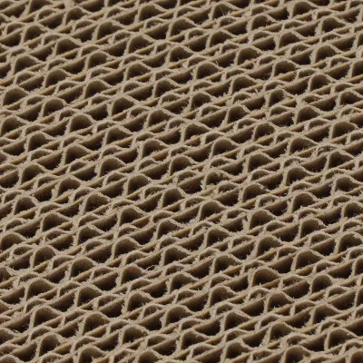 Kartónové škrabadlo pre mačky - Zvlnená doska so šantou SPRINGOS PA1077