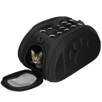 Cestovná taška pre psa / mačku veľ. S do 5 kg SPRINGOS PA0246 čierna