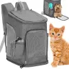 Batoh pre psa / mačku do 12 kg SPRINGOS PA0232 sivý