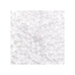 Vianočná reťaz Girlanda s korálkami - 10m, 8mm, biela