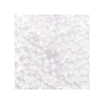 Vianočná reťaz Girlanda s korálkami - 10m, 8mm, biela