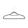 Plastové ramienka na šaty, šedé, sada 3ks SPRINGOS HG0042