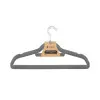 Plastové ramienka na šaty, šedé, sada 3ks SPRINGOS HG0042