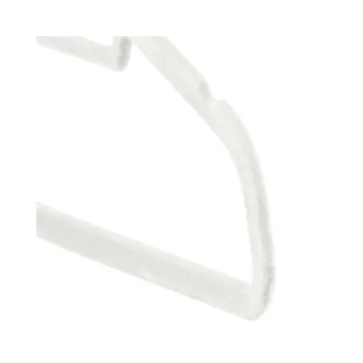 Plastové ramienka na šaty, biele, sada 3ks SPRINGOS HG0043