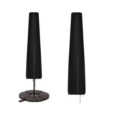 Kryt na slnečník 265 cm, čierny SPRINGOS EXTERIO