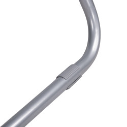 Záhradné lehátko SPRINGOS SIESTA tmavo šedé