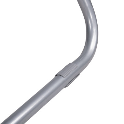 Záhradné lehátko SPRINGOS SIESTA tmavo šedé