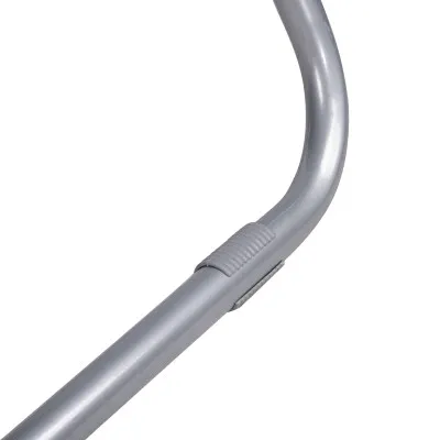 Záhradné lehátko SPRINGOS SIESTA tmavo šedé