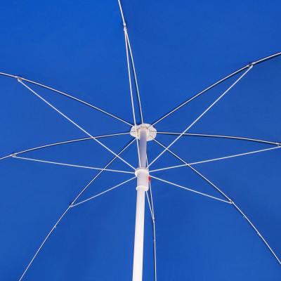 Záhradný slnečník 210 cm, modrý SPRINGOS CLASSIC BU0003