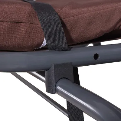 Záhradná hojdačka 4-miestna, hnedá SPRINGOS FLORIDA