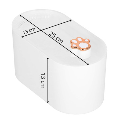 Vodná fontána pre mačky psy automatická SPRINGOS PA0315