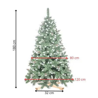 Vianočný stromček Borovica Royal diamantová 180 cm
