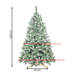 Vianočný stromček Borovica Royal diamantová 240 cm
