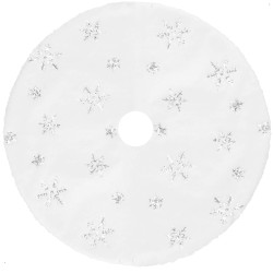 Koberec pod vianočný stromček 55 cm, biely