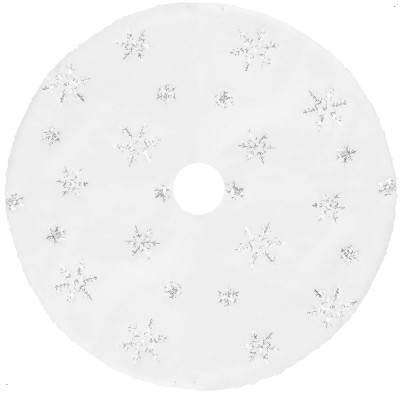 Koberec pod vianočný stromček 55 cm, biely